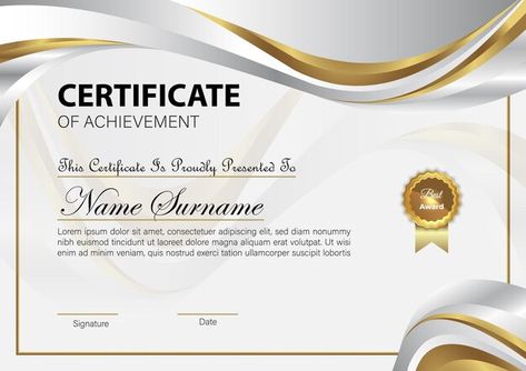 Certificates Template, Certificate Layout, Keyword Elements Canva, Awards Certificates Template, Certificate Of Appreciation, Award Certificates, Certificate Of Achievement, Certificate Design, Vector Background Pattern