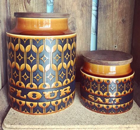 Flour Storage, Zen Place, Hornsea Pottery, 1970s Home, Antique Fairs, Pottery Making, Storage Jars, Interior Design Inspiration, Vintage Collection