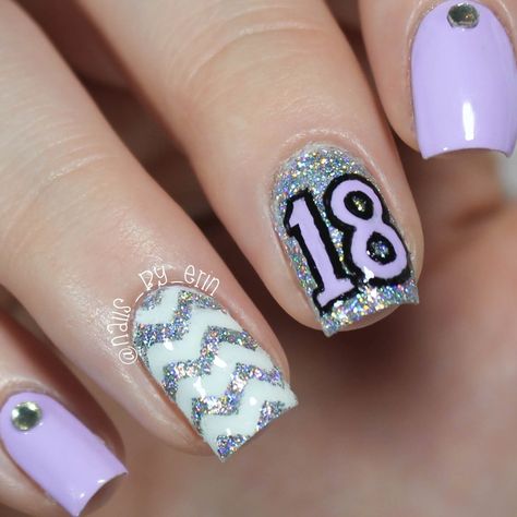 18th Birthday Nail Ideas Acrylic, 18th Birthday Nails Ideas Short, 18th Birthday Nails Acrylic, 18th Birthday Nails Ideas, 18th Birthday Nails, Birthday Nail Art, Birthday Nail Designs, Birthday Nail, Birthday 2023