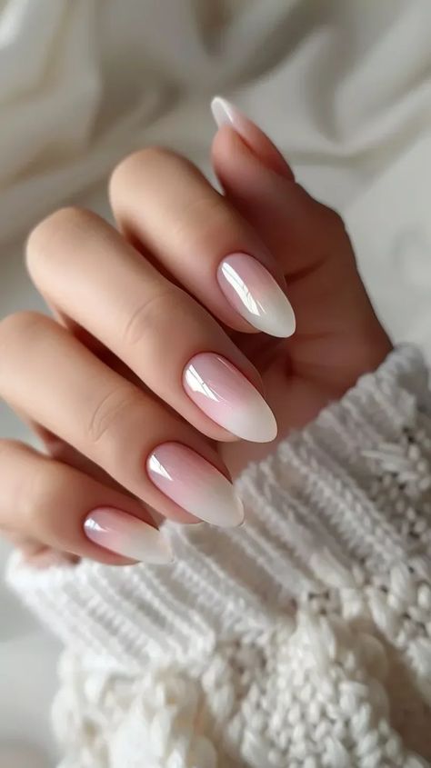 Top 40 Frombre French Manicure Ombre Nail Designs Trending Right Now French Manicure Ombre, French Fade Nails, Ombre French Nails, Ombre Chrome Nails, Chrome Nail Powder, Ombre Nail, Ombre Acrylic Nails, French Tip Acrylic Nails, Ombre Nail Designs