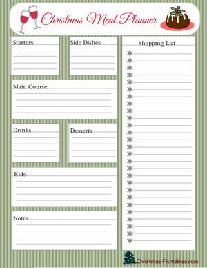 Christmas Meal Planner Free Printable, Christmas Shopping List Printable Free, Christmas List Template Free Printable, Christmas Organisation, Christmas Planner Printables Free, Bujo Collections, Free Printable Christmas Planner, Planners 2024, Christmas Meal Planner