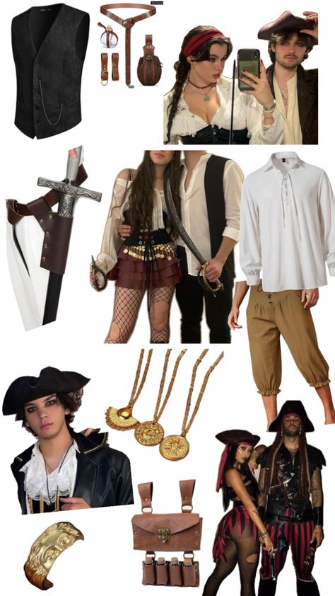 Secys pirate Female Pirate, Pirate Costume Diy, Female Pirate Costume, Pirate Outfit, Pretty Halloween Costumes, Pirate Woman, Halloween Inspo, Pirate Costume, Couples Costumes