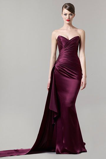 Romona Keveza Fall 2011 RTW Long Fancy Dresses, Romona Keveza, Fashion Gowns, Beautiful Evening, Silk Gown, Gorgeous Gowns, Beautiful Gowns, Fancy Dresses, Stunning Dresses