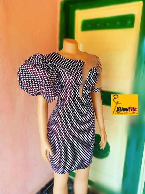 Illusion Neckline Dress, Ankara Outfits, Traditional African Clothing, Kitchen Party, African Print Dresses, Neckline Dress, Illusion Neckline, African Print Fashion Dresses, Lace Bridal