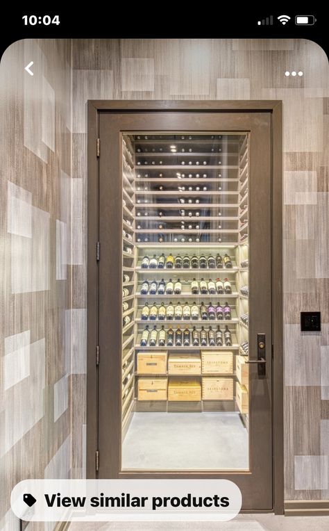 Walk In Wine Fridge, Staircase Cellar, Walk In Wine Cellar, Wine Cellar Closet, Wine Cellar Modern, Modern Wine Cellar, Under Stairs Wine Cellar, Wine Room Design, Wine Cellar Basement