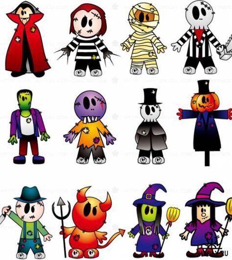 Free Halloween Printables and Clipart Halloween Clipart Free, Top 10 Halloween Costumes, Most Popular Halloween Costumes, Imprimibles Halloween, Popular Halloween Costumes, Halloween Figures, Halloween Printables Free, Halloween House Party, Halloween Parade