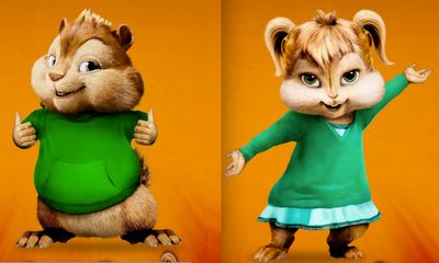 Theodore and Eleanor....gotta figure out how to turn this into Halloween costumes The Chipettes, Alvin And The Chipmunks, Chipmunks, Live Action, Pikachu, Halloween Costumes, Turn Ons, Comics, Fan Art