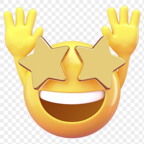 Hello Emoji, Wow Emoji, Excited Emoji, 3d Emoji, Emoji Png, Smiley Emoji, Face Stickers, 3d Rendering, Smiley