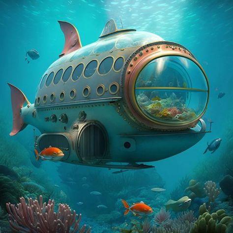 I will make ai art that is unique and exceeds your expectations today Fantasy Submarine, Steampunk Technology, Steampunk Submarine, Submarine Art, Nautilus Submarine, Steampunk Ship, Meadow Art, Sea Explorer, Steampunk Fantasy