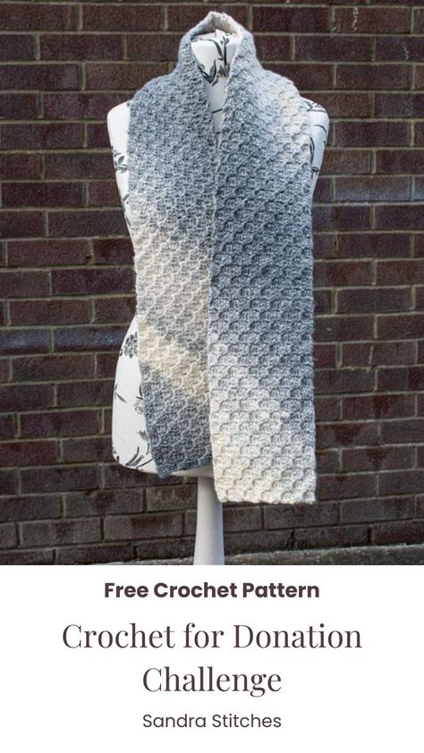 free crochet patterns for a crochet donation challenge 2024 C2c Scarf Crochet Free Pattern, Simple Crochet Scarf Pattern, C2c Scarf, Scarf Crochet Pattern Free, Simple Crochet Scarf, All Free Crochet Patterns, Crochet Scarf Pattern, Amazing Crochet, Simple Crochet