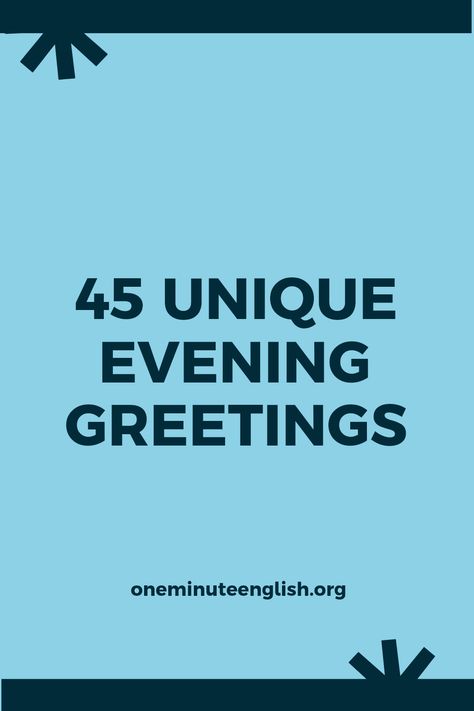 Looking for fresh and creative ways to wish someone a wonderful evening? Check out these 45 unique phrases and greetings to help you say 'have a nice evening' in a completely original way. From friendly suggestions to quirky notes, these phrases will make your goodbyes memorable, whether for friends, family, or colleagues. Elevate your conversation by exploring variations of good night wishes, cheerful farewells, and simple ways to brighten someone's evening. Embrace the power of words and spread joy effortlessly. Perfect for any occasion! Nice Words To Say To Someone, Unique Phrases, Fun Words To Say, Have A Good Evening, Have A Nice Evening, Peaceful Evening, Evening Greetings, The Power Of Words, Power Of Words