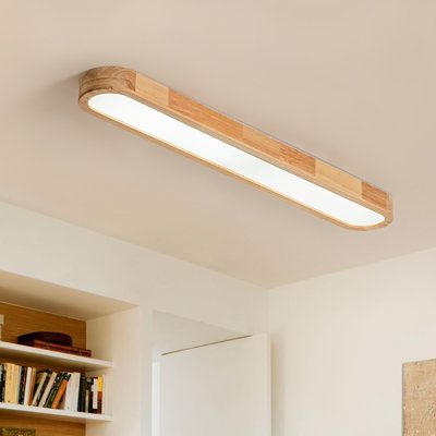 This wooden oval dimmable led flush mount seamlessly blends nordic and modern design elements, making it an ideal addition to various spaces such as bedrooms, living rooms, corridors, cafes, and offices. Crafted from solid wood and acrylic, the oval wood ceiling light boasts a lamp body made of rubber wood with distinct texture. Built-in LED light source eliminates the hassle of frequent bulb replacements. With evenly distributed LEDs, it offers over 80% high light output, while the remote contr