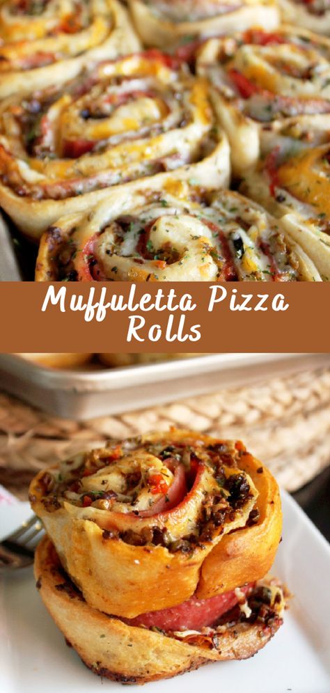 <p>Muffuletta Pizza Rolls: A Delicious Twist on a Classic If you’re a fan of pizza and looking for a unique and delicious twist on the traditional pie, then Muffuletta Pizza Rolls are a must-try. These savory delights combine the flavors of a classic Muffuletta sandwich with the convenience and comfort of pizza. In this article, […]</p> <p>The post <a rel="nofollow" href="https://cheffrecipes.com/muffuletta-pizza-rolls/">Muffuletta Pizza Rolls</a> appeared first on <a rel="nofollo... Muffuletta Pizza, Pizza Rolls Recipe, Muffuletta Sandwich, Pizza Roll Recipe, Pizza Roll Up, Bread Ideas, Brioche Rolls, Pizza Roll, Olive Recipes