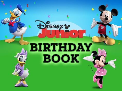 Disney Junior Birthday Book Submission | South East Asia Disney Junior Birthday, Happy Birthday Disney, Birthday Book, Disney Birthday, South East Asia, January 2023, Book Template, Disney Junior, Popular Books