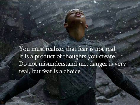 After earth ... danger is real ... fear is a choice Will Smith Quotes, Eckart Tolle, After Earth, Fear Quotes, A Course In Miracles, The Matrix, Overcoming Fear, Black Magic, Way Of Life