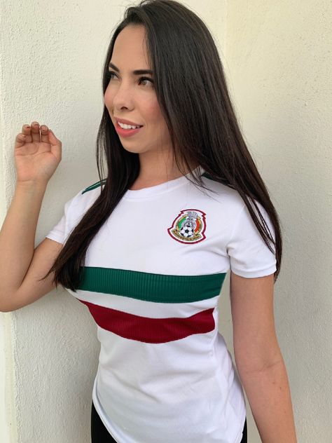 Playera de la selección mexicana Crop Tops, Women's Top, T Shirt, Quick Saves, Clothes