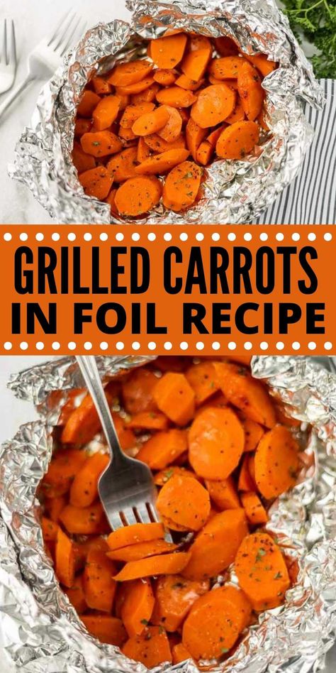 Veggies In Foil On Grill, Bbq Vegetables Foil, Veggie Grill Packets, Cabbage Foil Packets For The Grill, Carrots On The Grill In Foil, Foil Packets For The Grill Vegetables, Foil Packet Veggies For The Grill, Grilled Carrots Recipes In Foil, Bbq Carrots In Foil