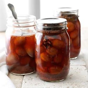 Pickled Grapes Recipe: How to Make It Pickled Grapes Recipe, Pickled Grapes, Cheese Trays, Sour Grapes, Pickling Spice, Meals In A Jar, Pickling Recipes, Coriander Seeds, Stuffed Hot Peppers