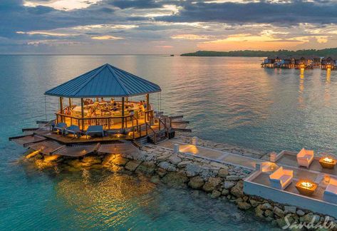 Sandals All Inclusive Resorts, Beach Resort Design, Sandals South Coast, Resort Plan, Lake Ozark, Resort Architecture, Overwater Bungalows, Resort Design, Dream Vacations Destinations