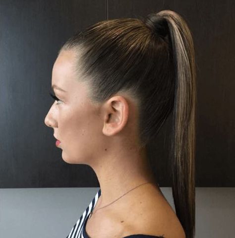 How to do a high ponytail in two easy steps | Well+Good Type Of Hairstyles, Perfect High Ponytail, Haircut Names, Oscar Hairstyles, High Ponytail Hairstyles, Simple Ponytails, Editorial Hair, Different Hair Types, Hair Guide