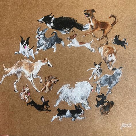 Jenny Bloomfield (@jennybloomfield) • Photos et vidéos Instagram Color Pencil Illustration, Dog Sketch, Cute Animal Illustration, Fine Art Painting Oil, Printmaking Art, Crayon Art, Dog Poster, Watercolor Dog, Animal Sketches