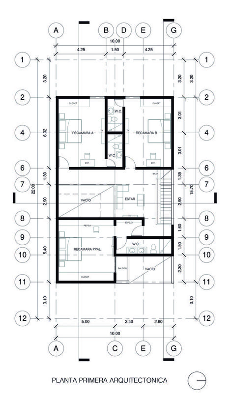 Galería de Resultados del Cuarto Taller de Diseño Arquitectónico 'Vivienda Unifamiliar' por Cota Paredes Arquitectos - 114 Buildings Sketch Architecture, Floor Plan Symbols, Architecture Journal, Architecture Blueprints, Architecture Portfolio Design, Interior Architecture Drawing, Modern Villa Design, Architecture Concept Diagram, Architecture Design Sketch