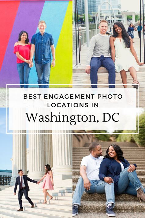 Dc Photoshoot Ideas, Engagement Photos Dc Washington Dc, Dc Photoshoot, Engagement Picture Locations, Washington Dc Engagement Photos, Washington Dc Photos, Dc Engagement Photos, Dc Monuments, Local Photography