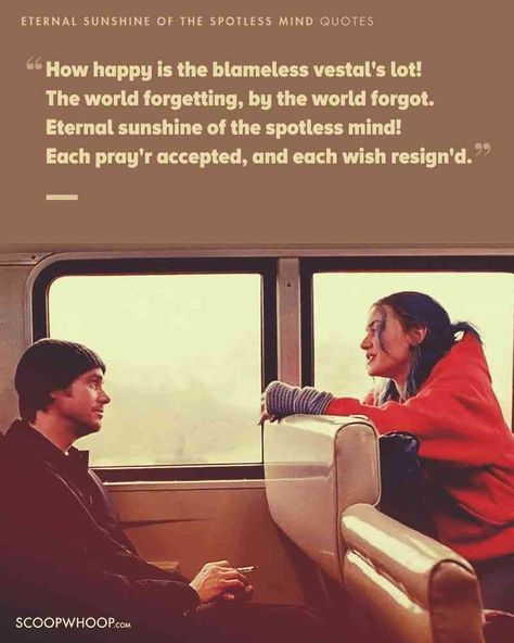 15 Eternal Sunshine Of The Spotless Mind Quotes Which Show Love Is An Imperfectly Perfect Feeling Eternal Sunshine Wallpaper, Quote Meaning, Meet Me In Montauk, Sunshine Wallpaper, Cinema Quotes, Series Quotes, Eternal Sunshine Of The Spotless Mind, Movie Dialogues, Movie Love Quotes