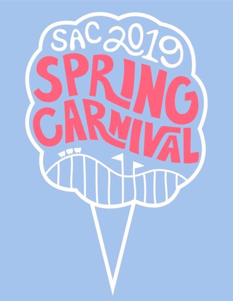 School Carnival Shirt Ideas, Carnival Shirt Ideas, Carnival Shirts Design, Carnival Tshirt Ideas Design, Sorority Carnival, Student Council Shirts Design, Carnival Shirts, Greek Week Shirts, Pink And Blue Cotton Candy