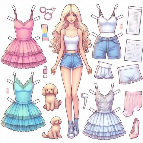 Image Creator Lol Paper Dolls Printable Free, Hand Art Kids, Paper Doll Printable Templates, Barbie Printables, Doll Drawing, Barbie Paper Dolls, Dollhouse Books, Paper Dolls Clothing, Paper Dolls Diy