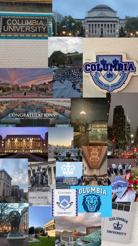 Columbia Uni, University Inspiration, College Vision Board, Dream Collage, Ny Life, College Aesthetic, Dream College, Dream School, University Life