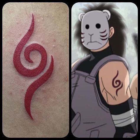 Naruto| ȺNBɄ | 4.7K💥 on Instagram: “Do you want to have Naruto’s tattoo? ➖➖➖➖➖➖➖➖ follow @naruto.xq for more 🍃 hashtags 💥 #anime #animes #otaku #otakus #animeworld #fairytail…” Anbu Tattoo, Naruto Anbu, Naruto Symbols, Kakashi Tattoo, Tato Naruto, Naruto Tattoos, Pola Tato, Naruto Tattoo, Different Tattoos