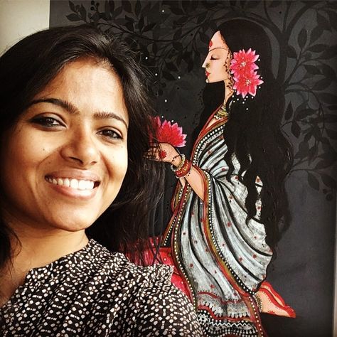 Mona Biswarupa Mohanty on Instagram: “A selfie with this pretty lady before she left for her new home . #art #newhome #bonvoyage #artist #artcollector #biswarupa #monabiswarupa…” Plate Ideas, She Left, Folk Art Painting, Wall Plate, Art Collector, Beautiful Paintings, Plates On Wall, Pretty Woman, Instagram A