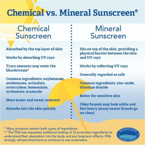 Mineral vs. Chemical Sunscreen: Which Is Best? | Water's Edge Dermatology Sunscreen Ingredients, Spf Skincare, Plant Activities, Sun Safety, Skin Care Guide, Physical Sunscreen, Chemical Sunscreen, How To Do Makeup, Best Sunscreens