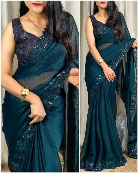 For more info DM us or, WhatsApp: 01873508990 #saree #sareefashion #sari #saricool Black Chiffon Blouse, Saree With Belt, Bridal Lehenga Designs, Floral Print Sarees, Bridesmaid Saree, Fancy Sarees Party Wear, Indian Silk Sarees, Simple Sarees, Indian Bridal Fashion