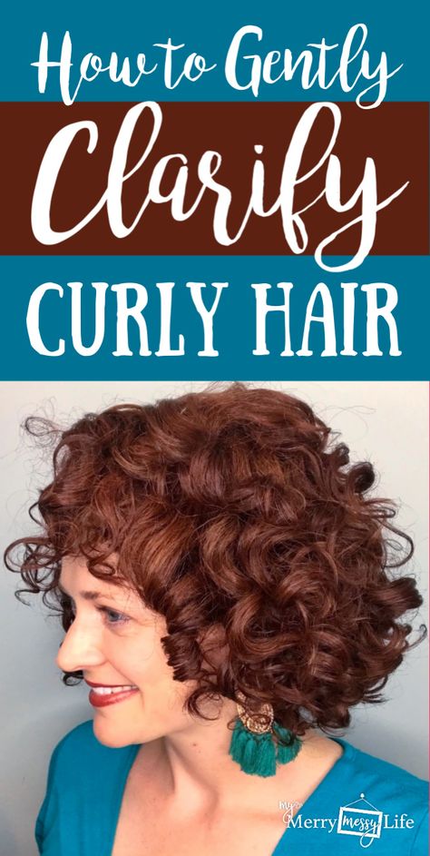 How to Gently Clarify Curly Hair and Why It's Important for Healthy Hair Diy Clarifying Shampoo For Curly Hair, Clarifying Shampoo Diy, Homemade Clarifying Shampoo, Diy Clarifying Shampoo, Clarify Hair, The Curly Girl Method, Messy Life, Olaplex Treatment, Shampoo Recipe