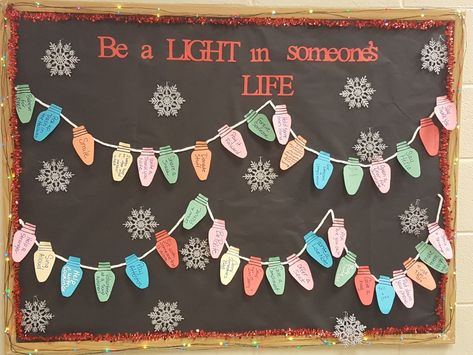 Labor And Delivery Bulletin Board, Labor And Delivery Bulletin Board Ideas, Student Advocate, Medical Christmas, Sunshine Committee, Christmas Bulletin Board, Blood Drive, Christmas Bulletin, Be A Light