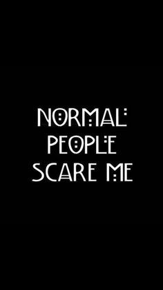 AHS Normal People Scare Me, People Scare Me, Normal People, Horror Story, American Horror, American Horror Story, We Heart It, Lost, Tumblr