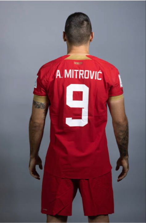 Aleksandar Mitrovic of Serbia Aleksandar Mitrovic Wallpaper, Aleksandar Mitrovic Serbia, Aleksandar Mitrovic, Charlie D'amelio Edits Videos, Serbian Flag, Edits Videos, World Cup 2022, Travel Aesthetic, Serbia