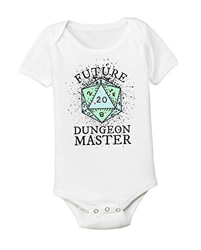 Amazon.com: Dungeons and Dragons Onesie 0-3 Months D&D Future Dungeon Master Funny Fathers Day Gift Baby Bodysuit Nerd Parents Shirt Nerdy Infant Geeky FDMAS03SS : Handmade Products Nerdy Baby Announcement, Nerdy Baby Clothes, Dragon Baby Shower, Nerd Baby, Nerdy Baby, Baby Ball, Funny Fathers Day Gifts, Utila, Funny Fathers Day