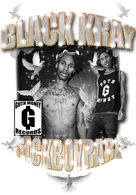 Black Kray Album Covers, Black Kray Sickboyrari Wallpaper, Sickboyrari Wallpaper, Black Kray Sickboyrari Pfp, Black Kray Sickboyrari, Band Prints, Nas Hip Hop, Black Kray, Tupac Quotes