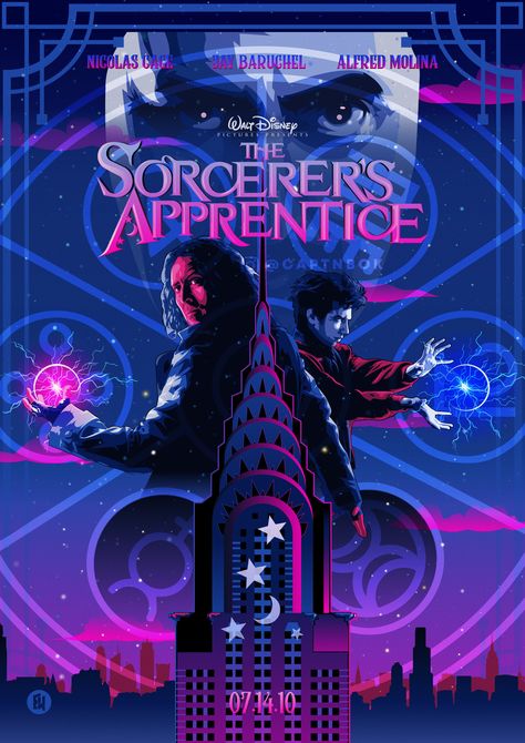 The Sorcerers Apprentice (2010) [2896 4096] by Captn Bok The Sorcerer's Apprentice Poster, Sorcerer Apprentice, Sorcerers Apprentice, The Sorcerer's Apprentice, Animation Production, Alfred Molina, Fav Movies, Disney Live Action, Walt Disney Pictures