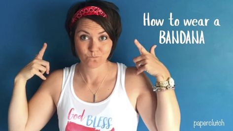 Style A Bandana, Tie A Bandana, Kids Head, Mom Fashion, How To Fold, Summer Hair, Summer Heat, Mom Style, Bandanas