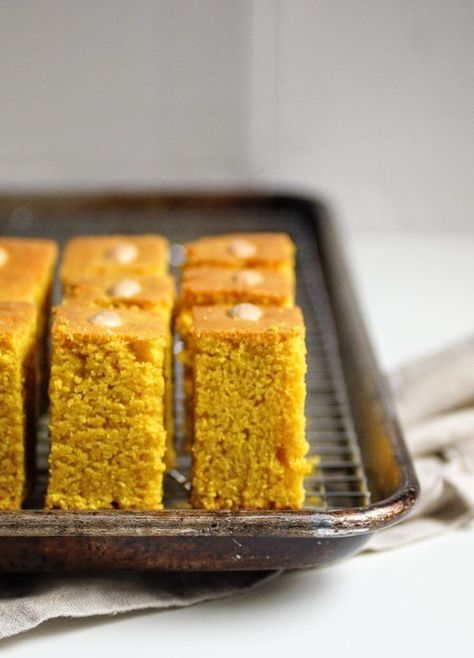 Lebanese Stouf Cake, yellow from turmeric cake, breakfast, lebanese, sfouf Lebanese Deserts, Sfouf Recipe, Turmeric Cake, Lebanese Desserts Recipes, Dessert Indian, Food Arabic, Arabic Sweets Recipes, Plating Food, Presentation Food