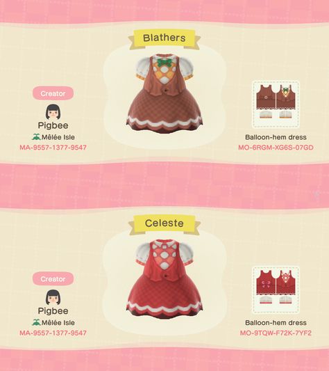 Made a dress based on Blathers and Celeste. - AnimalCrossing Blathers And Celeste, Animal Crossing Town Tune, Bugs Preschool, Motif Acnl, Animal Crossing Guide, Animal Crossing Memes, Animal Crossing Qr Codes Clothes, Animal Crossing Characters, Qr Codes Animal Crossing