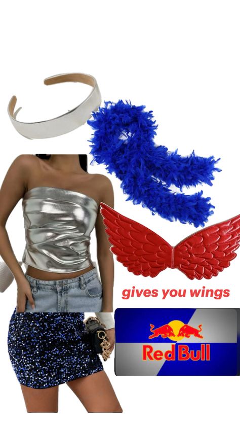 Red Bull Halloween Costume, Redbull Costume, Red Bull Costume, Bull Costume, Halloween Coustumes, Costumes For Women, Halloween Outfits, Red Bull, Halloween Costume