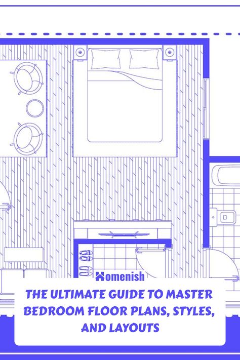 Whether you're looking for a spacious master bedroom with a separate shower and soaking tub, or a more compact space with a walk-in shower and double vanity, we have a layout and style to fit your needs. We'll also share tips on how to make the most of your master bedroom layout, and how to create a space that is both relaxing and inviting. Small Master Suite Layout Floor Plans, Small Master Suite Layout, Master Suite Layout With Sitting Area, Small Master Suite, Suite Layout, Master Suite Layout, Master Remodel, Master Closet Design, Simple Floor Plans