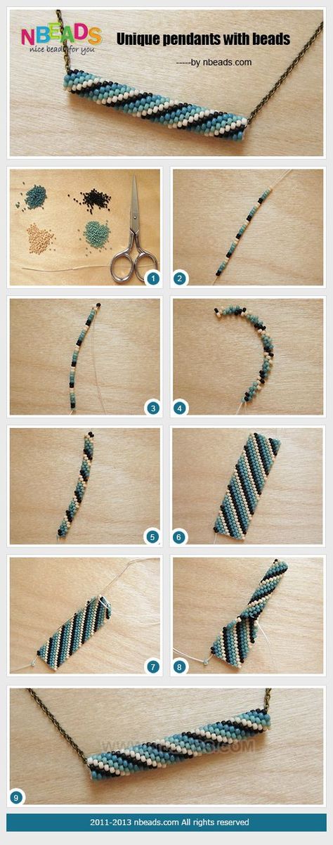 Make this 8 or 9 inches long, sew into a circle, then "zip" for a bracelet. Best if only 5 beads wide.   beaded  tube Jewelry Soldering, Бисер Twin, Diy Jewelry Unique, Beads Pictures, Pola Gelang, Gelang Manik, Seed Bead Tutorial, Beaded Jewelry Patterns, Jewelry Making Tutorials