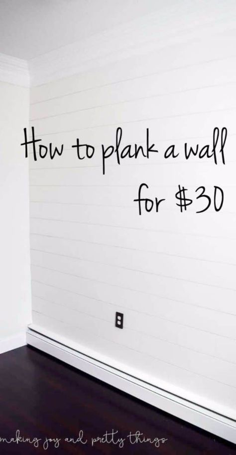 DIY Remodeling Hacks - Plank a Wall for $30 - Quick and Easy Home Repair Tips and Tricks - Cool Hacks for DIY Home Improvement Ideas - Cheap Ways To Fix Bathroom, Bedroom, Kitchen, Outdoor, Living Room and Lighting - Creative Renovation on A Budget - DIY Projects and Crafts by DIY JOY #remodeling #homeimprovement #diy #hacks Easy Cheap Home Improvements Diy, Cheap And Easy Home Improvements, Diy Remodeling Ideas On A Budget, Cheap Diy Home Improvements, Diy Home Improvement Ideas, Cheap Renovations, Cool Hacks, Cheap Remodel, Easy Home Upgrades