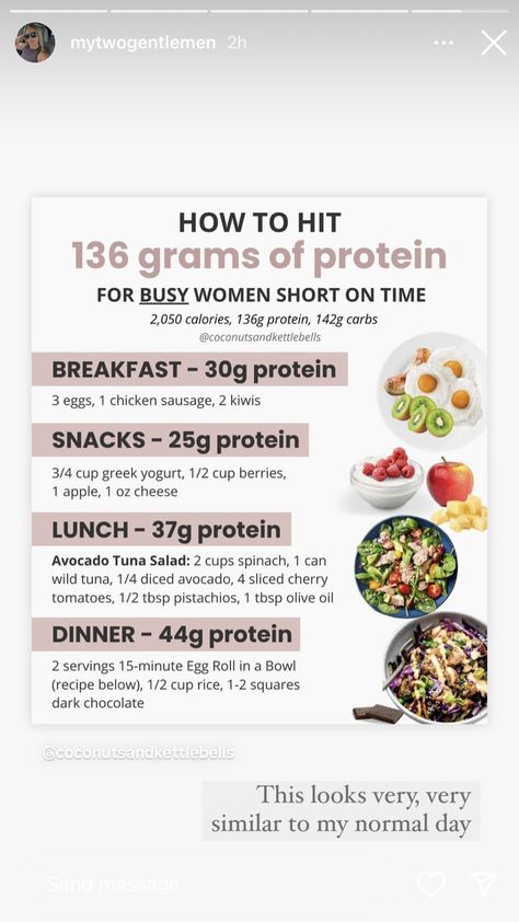 140g Protein, Macro Planning, Protein Foods List, High Protein Recipes Dinner, High Protein Meal Plan, Protein Ideas, Healthy Weight Gain Foods, Protein Meal Plan, High Protein Dinner